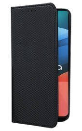   Кожен калъф тефтер и стойка Magnetic FLEXI Book Style за Motorola Moto E7 черен